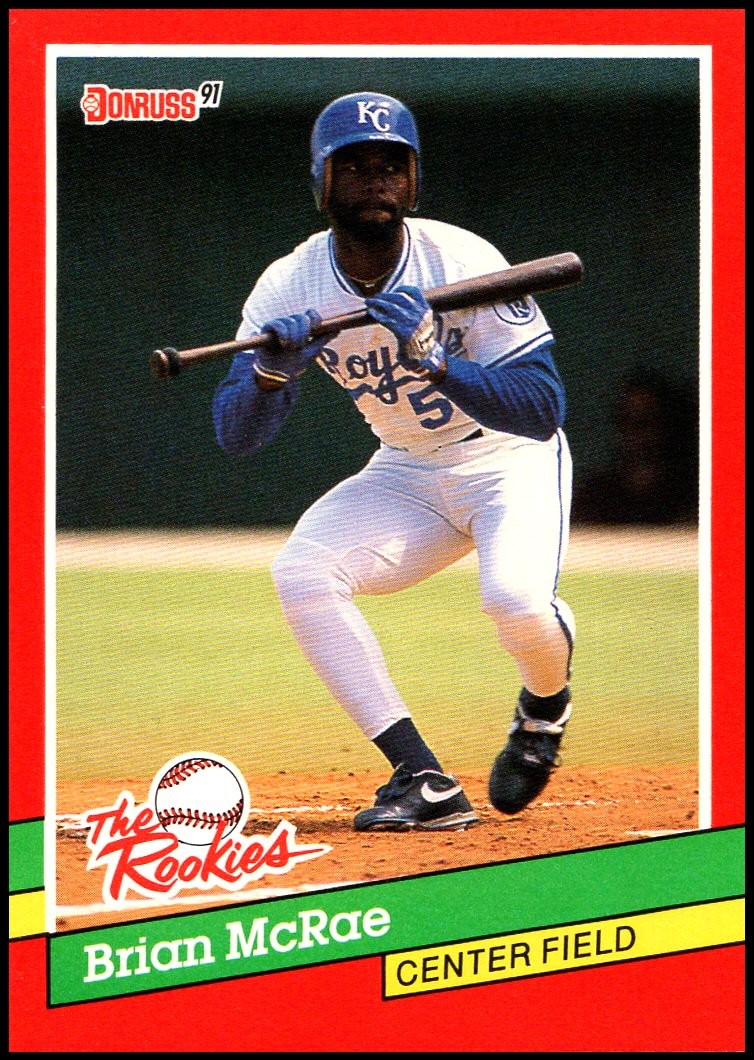1991 Donruss The Rookies #31 Brian McRae - FREE SHIPPING!