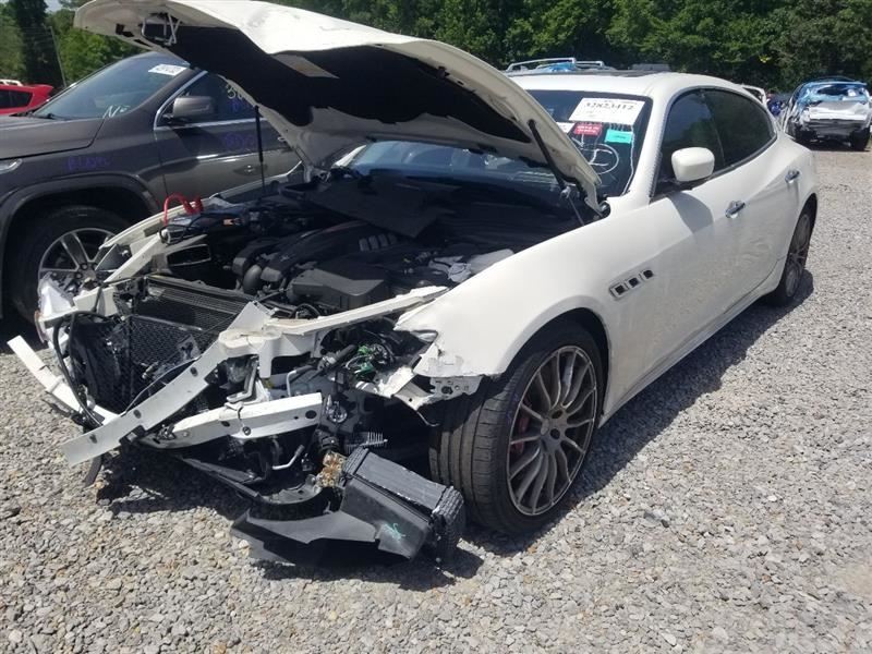 16 2016 MASERATI QUATTROPORTE GTS M156 OEM ROOF MOULDING SET WHITE 