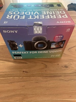 Sony Alpha ZV-E10 L VLOG Systemkamera 4K KIT + 16-50mm *TOP*