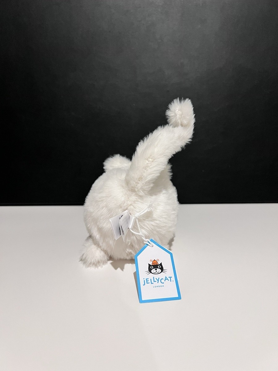 AUTHENTIC‼️ NWT Jellycat cream kitten Caboodle White Cat- Retired