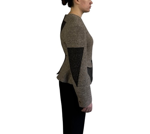 Blazer donna Vivienne Westwood Red Label Runway A/I 2014 misto lana grigio taglia S - Foto 4 di 21