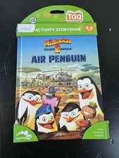 Leap Frog TAG Activity Book Madagascar escape 2 Africa Air Penguin NEW