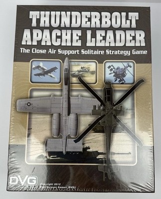 DVG Thunderbolt Apache Leader Close Air Support Solitaire Strategy Game SEALED