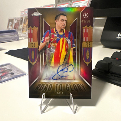 Topps Chrome UCC 2025-26 Xavi Hernandez Barcelona RTG-XH Auto 49/50