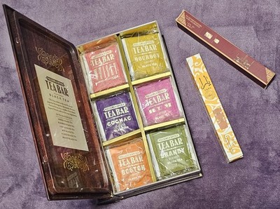 RARE Williams & Spence TeaBar Tea Bags Rum Brandy  Whisky + Yara + Mens + BONUS!
