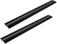 Stove Counter Gap Cover - Flexible Easy Clean Heat 21'', Black 
