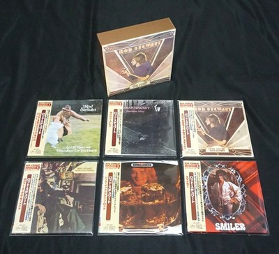 Rod Stewart - Mini LP CD 6 Titles '69~74 Set + Promo Box Paper Sleeve Obi JPN VG