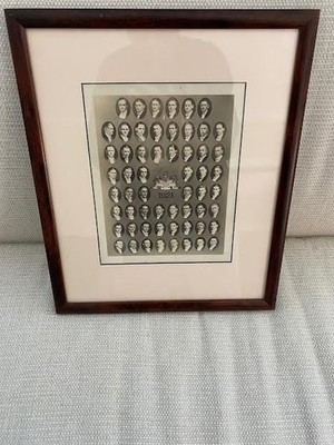 Framed Vintage Emory School of Dentistry 1921 Graduation Student Headshots