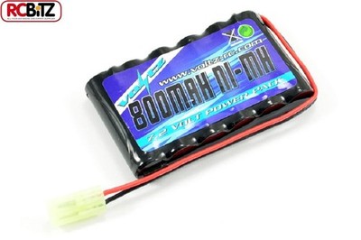 Voltz Hobby Motor 7,2V 800mah flach AA Akkupack mit Mini Tamiya Stecker VZ0064