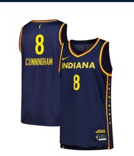 Nike Sophie Cunningham #8 Indiana Fever Navy Brand New Jersey Size L