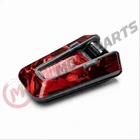 For Cardo Packtalk Edge Device Decal Sticker Forged Carbon Red Glossy 1pc