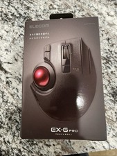 ELECOM EX-G PRO Wired/Wireless Trackball Mous...