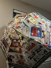Hot Off The Press Tampa Bay Times Umbrella Comic Strips Wood Handle