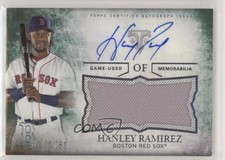 2015 Triple Threads Unity Jumbo Relics Emerald 11/50 Hanley Ramirez Auto 0c6