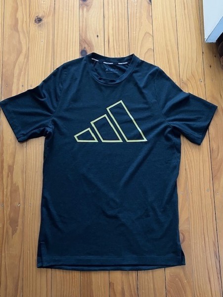 Mens Black Adidas T Shirt Size Small