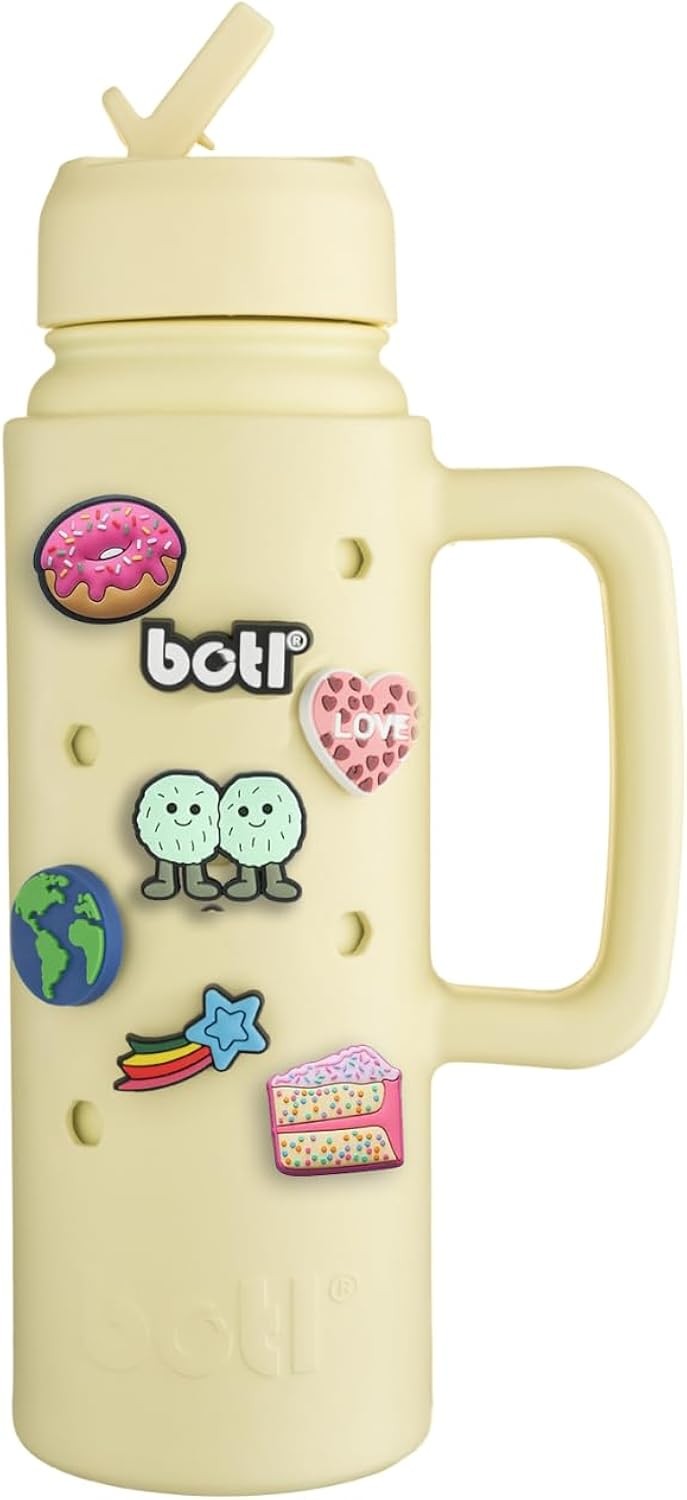 Personalised Stainless Steel Water Bottle 700ml Insulated Leakproof Straw Lid