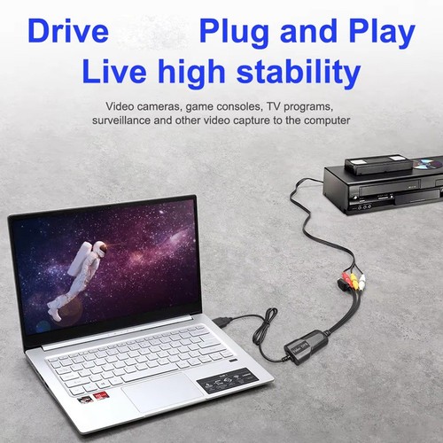 1X(USB2.0-Videoaufnahmekarte, Einzelkanal-USB-Aufnahme, AV-Signalaufnahme, 2281 - Bild 4 von 6