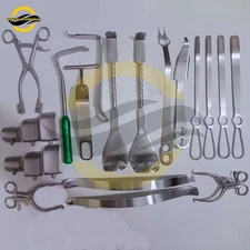 Orthopedic Shoulder Surgery Kit 22Pcs Retractor System Steel Set instruments