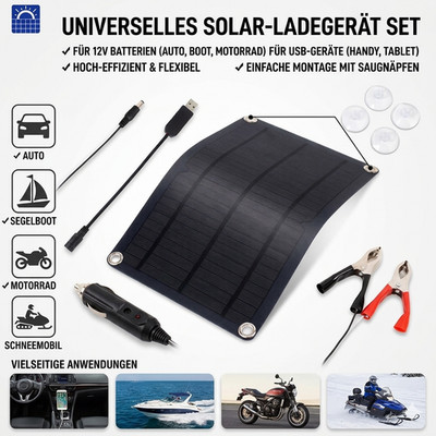 60W 12V Flexibel Solarmodul Solarpanel 60 Watt Mono Für Wohnmobil Camping Auto