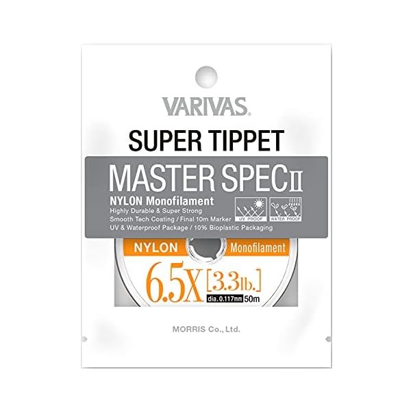 Varivas (Bali Bath) Super Tepet Master Spec Nylon 6.5X 50M 3.3 Lb Official