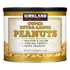 Kirkland Signature Super Extra Large Peanuts Roasted & Salted Nuts Pack 1.13kg