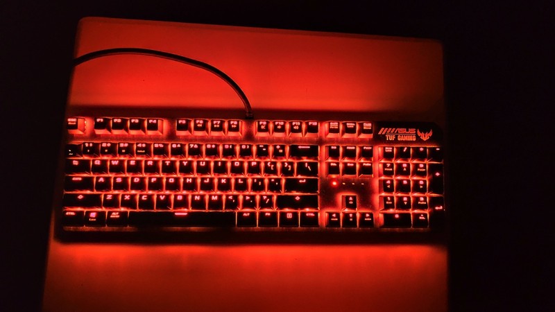 ASUS TUF Gaming K3 Mechanical RGB Keyboard Full Size Wired USB Gaming Keyboard