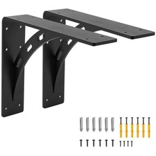 12"x10"x2.5" Heavy Duty Shelf Brackets, Max Load 1100 LBS, Premium Alloy Meta...
