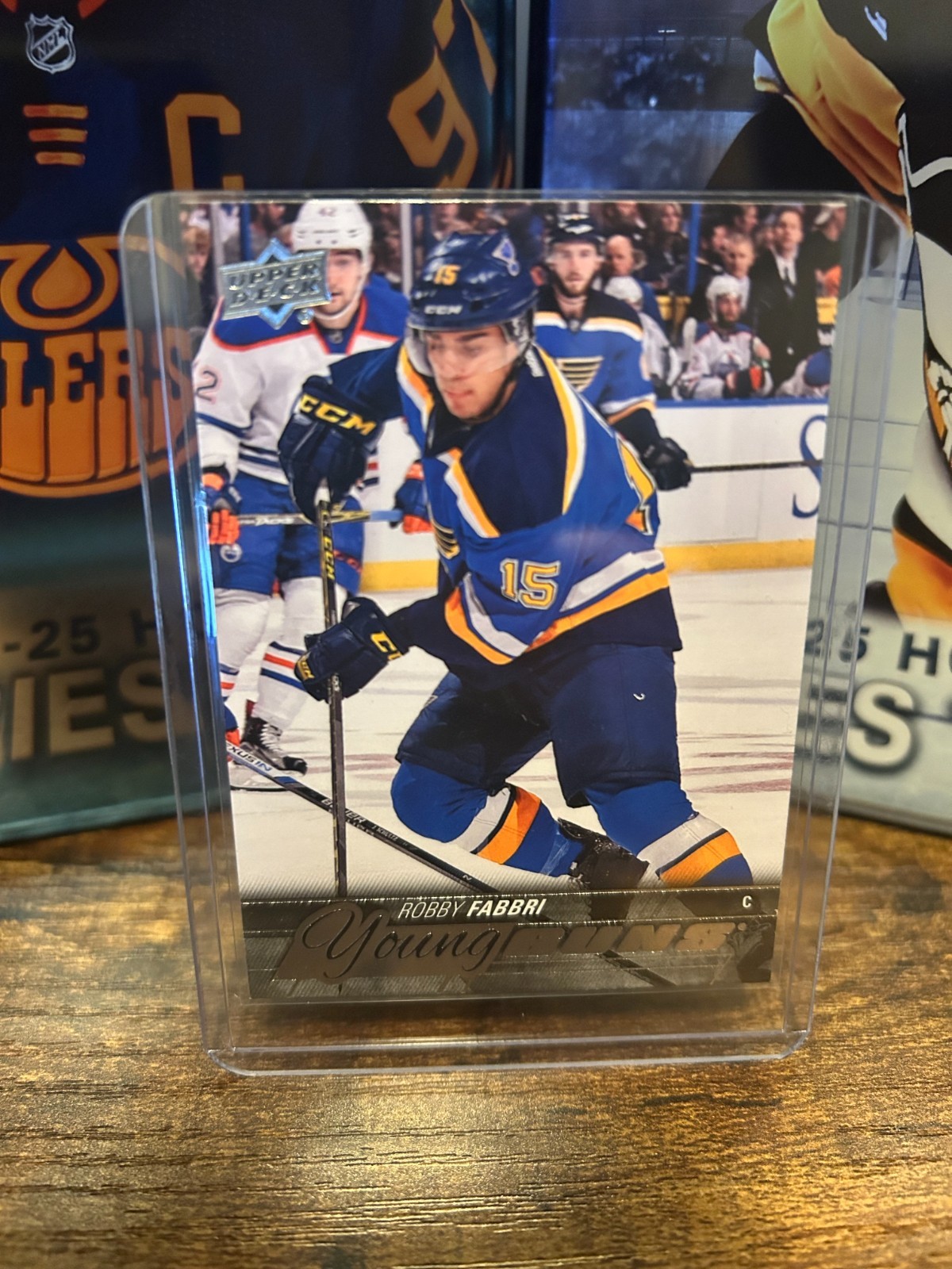 2015-16 UPPER DECK SERIES 1 ROBBY FABBRI YOUNG GUNS #229