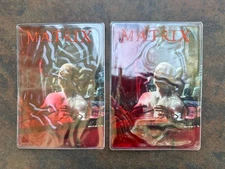 2 The Matrix Movie Promo Blood Bag from original movie 1999 5” By 7”