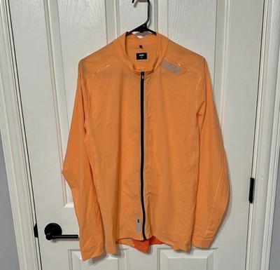 Soar Running Tempo 3.0 Zipped Technical Nylon-blend Top In Orange XL
