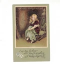 Postcard Fantasy Children Rhyme Girl  & Shoes Xmas Greetz    TC 1828