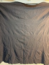 Vintage Faribult Mills 100% Virgin Wool Blanket Brown Made in USA 56 in x 58 in