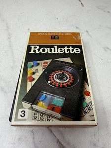 Vintage 1977 Roulette Set Travel Game by Epoch Book Game Novelty Co.