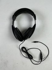 Wired Over Ear Headphones Black 3.5mm Stereo Audio Headset W Volume Control