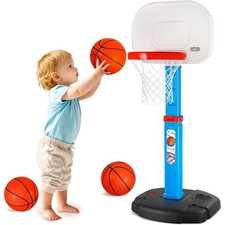 Adjustable Indoor Outdoor Toddler Basketball Hoop for Kids Ages 1 2 3 4 5 Years