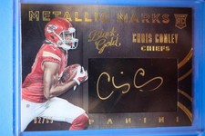 2015 Panini Black Gold CHRIS CONLEY Gold Ink On Card AUTO /99 Chiefs
