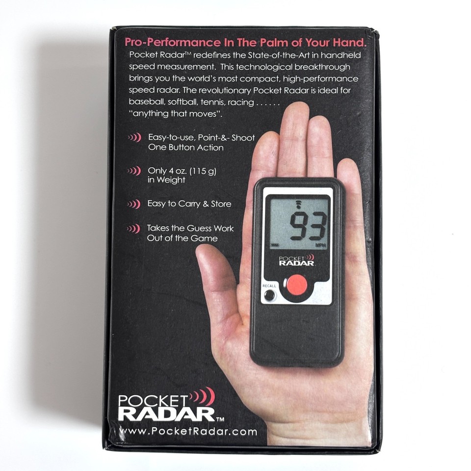 Pocket Radar PR1000 Speed Radar Gun | Achetez sur