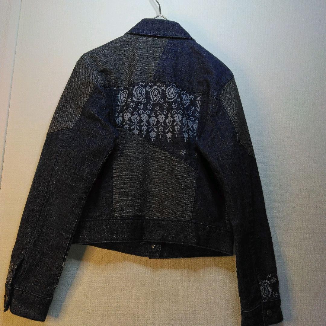 BURBERRY Patchwork denim Short Jacket Blouson Coa… - image 7