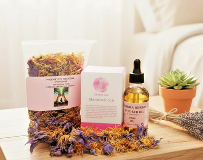 Women's Health Bundle | Yoni tea | Yoni oil | Feminine Cup