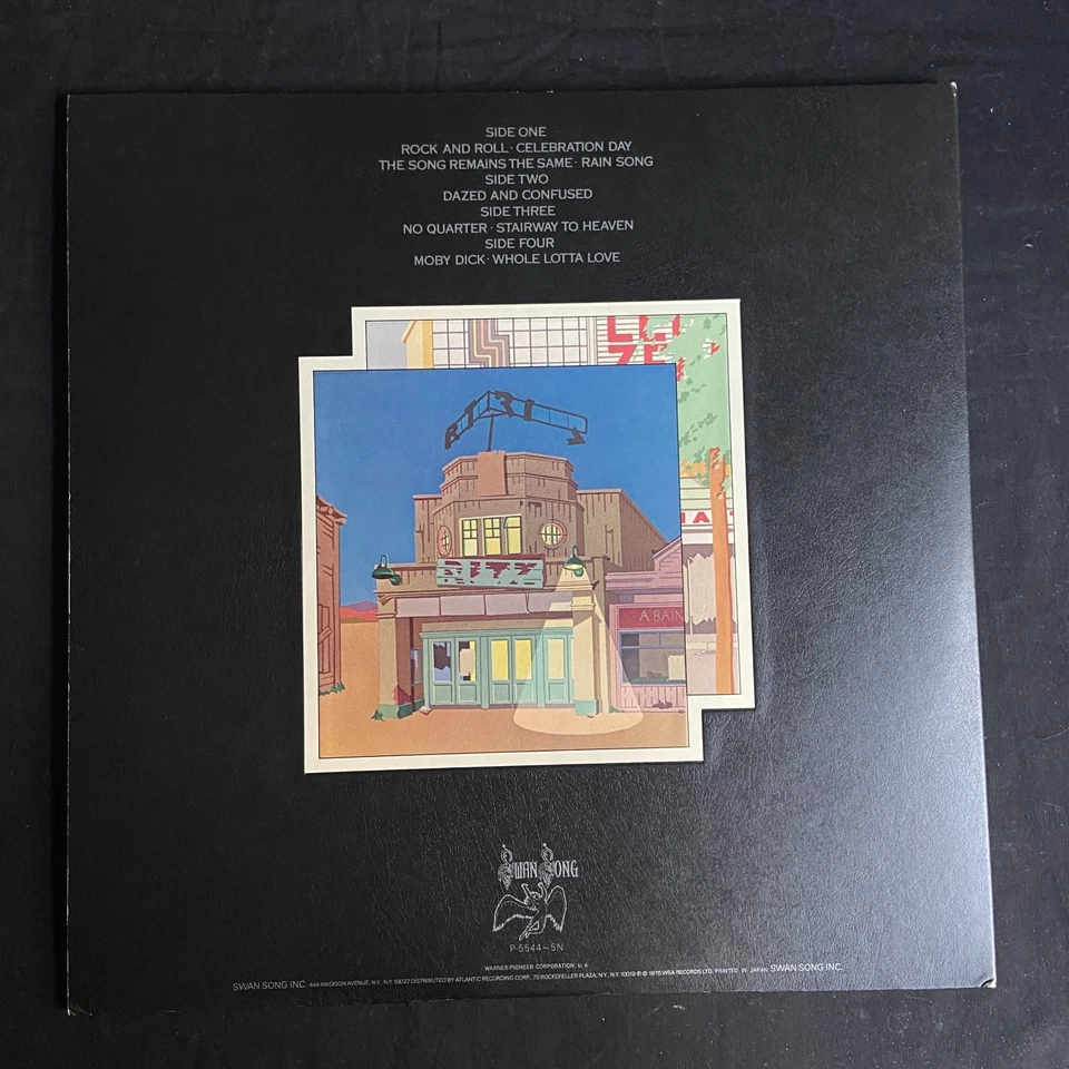 Led Zeppelin - The Song Remains The Same Japanese Pressing 2LP W/OBI NM/M - Image 4 of 4