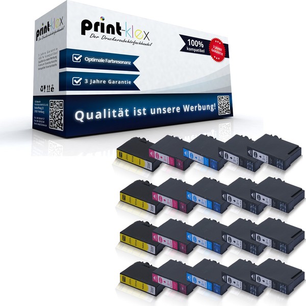 20X Recycelte Tintenpatronen FüR Epson Stylus DX-7450 DX-8400 Ink Cartridges Kit-image