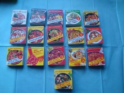 Maggi Mini Kochbücher 1 Bis 15 und Fernsehrezepte