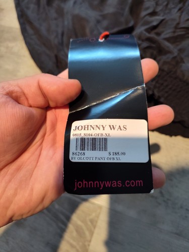 Neu mit Etikett Johnny Was Biya Olcott Damenhose schwarz weites Bein Größe XL Cupra Viskose - Bild 2 von 11