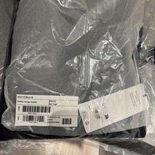 Alo Waffle Lounge Pullover Hoodie 148 MSRP Black Men  s Size Medium