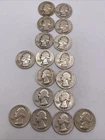 (Lot of 17) Washington Quarters- ALL S Mint 1930-1940-1950 90% Silver  Lot #26