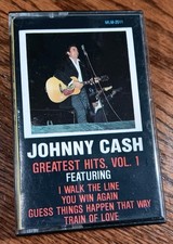 Johnny Cash Greatest Hits Volume 1 - Cassette 1984 Memory Lane Music