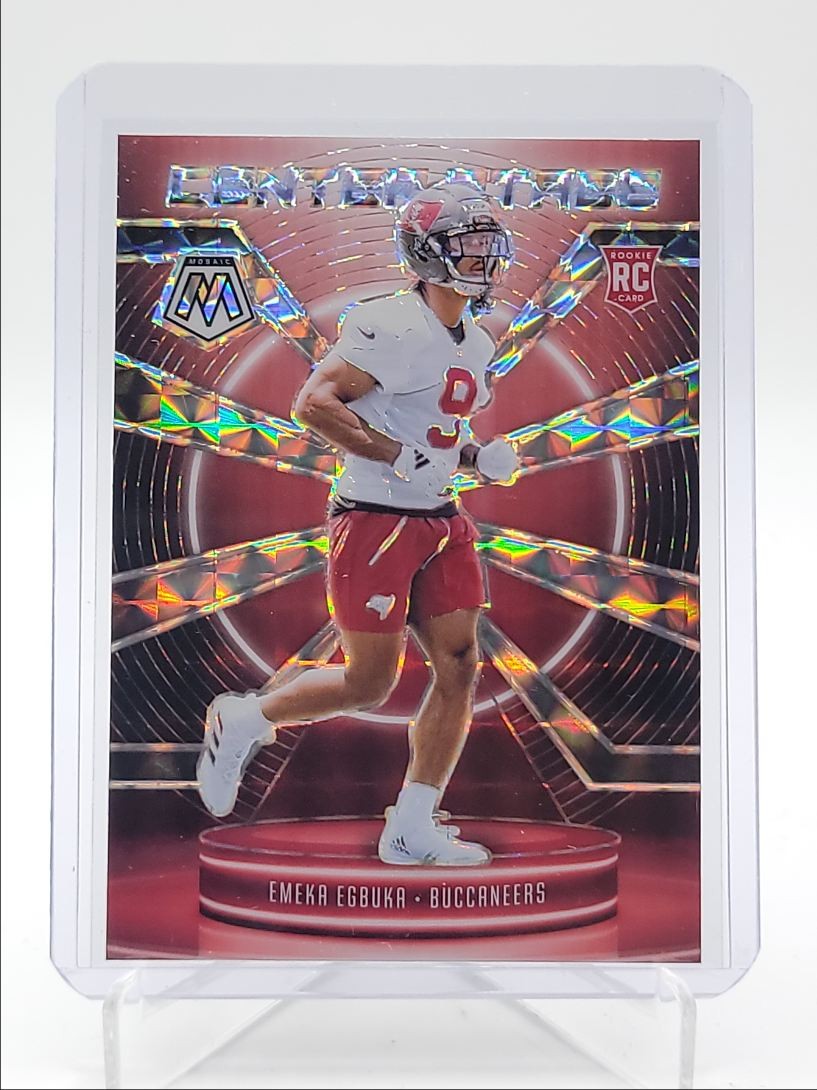 EMEKA EGBUKA 2025 MOSAIC CENTER STAGE ROOKIE SILVER MOSAIC RC Q6027