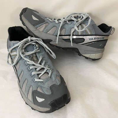 Vasque Trail Running Shoes Hiking Low Top Women's 9.5M Blue Grey #7669