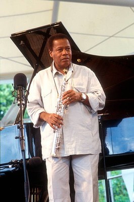 Wayne Shorter American saxophonist during a concert 2003 Old Music Photo 6