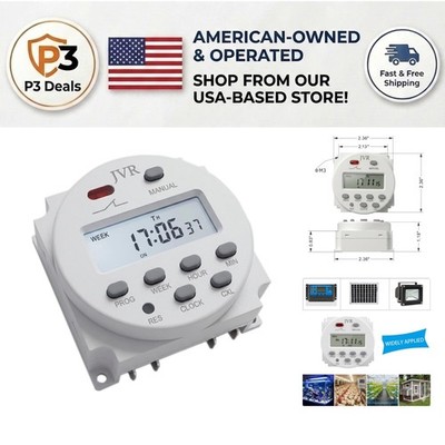 Versatile 12V Timer Relay Switch - Ideal for DIY Projects & Automatic Solutions
